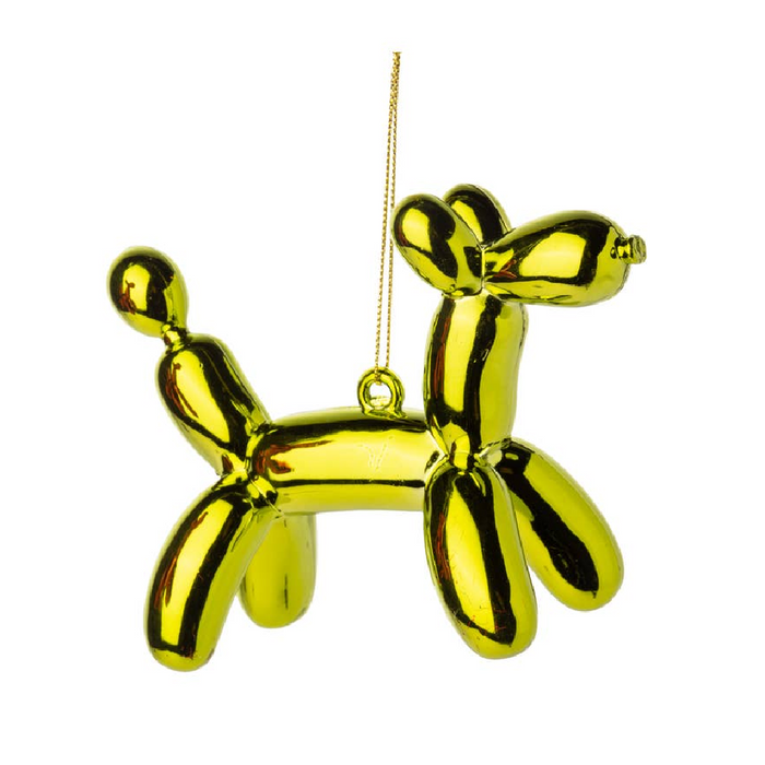 Plastic Balloon Dog Ornament