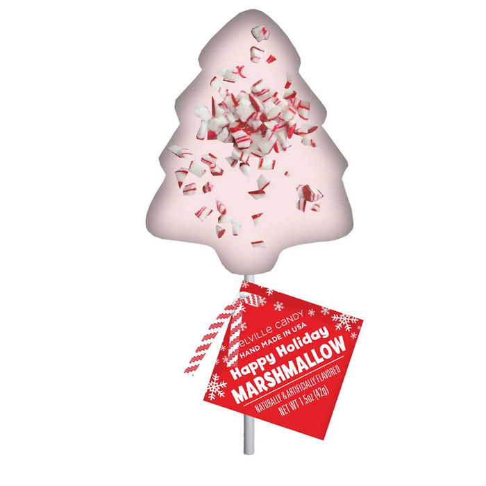 Peppermint Chocolate Tree Marshmallow Pops