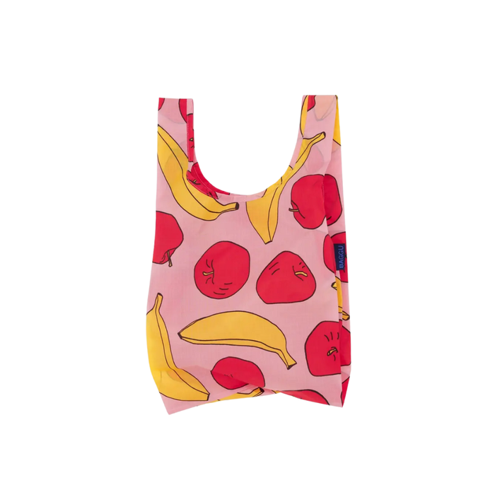 Baby Baggu - Light Pink Apples & Bananas