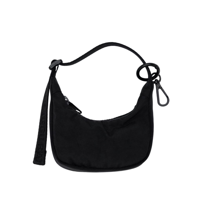 Crescent Bag Charm - Black