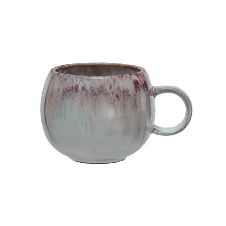 16 oz. Stoneware Mug, Reactive Glaze (Each One Will Vary)