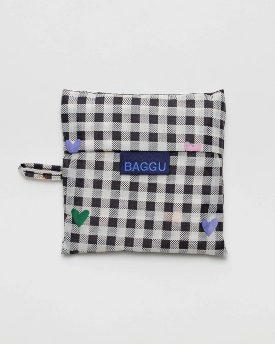 Standard baggu- Gingham Hearts