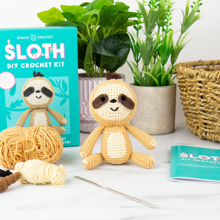 Cute Sloth DIY Kawaii Crochet Kit