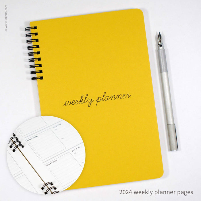 Mustard Cover Weekly Undated Planner