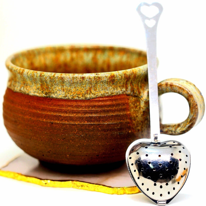 Heart Shape Tea Strainer Spoon