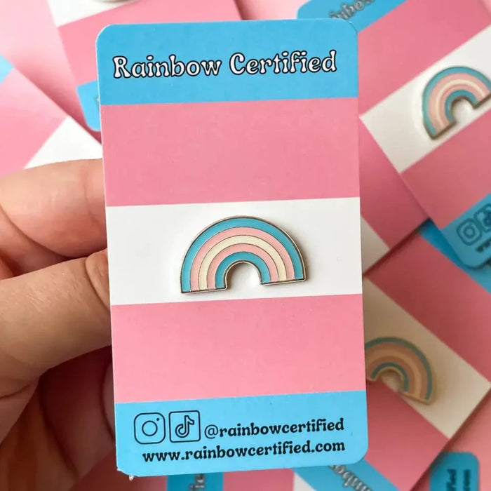 Transgender PRIDE Rainbow LGBTQ+ Enamel Pin