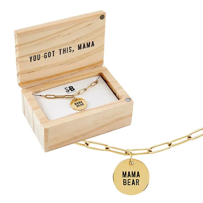 Mama Bear Link Necklace