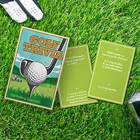 Golf Trivia Cards