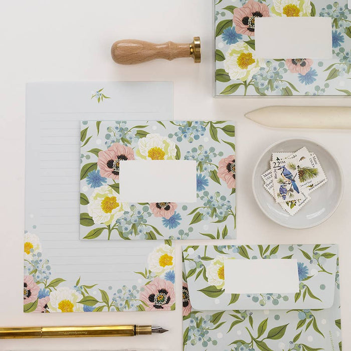 Lush Flora / Letter Writing Set