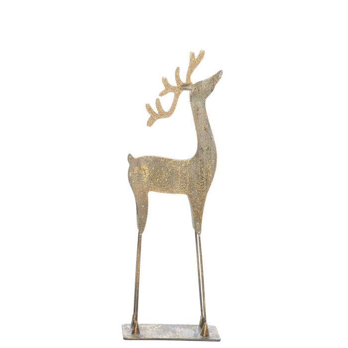 Metal Reindeer Table Piece