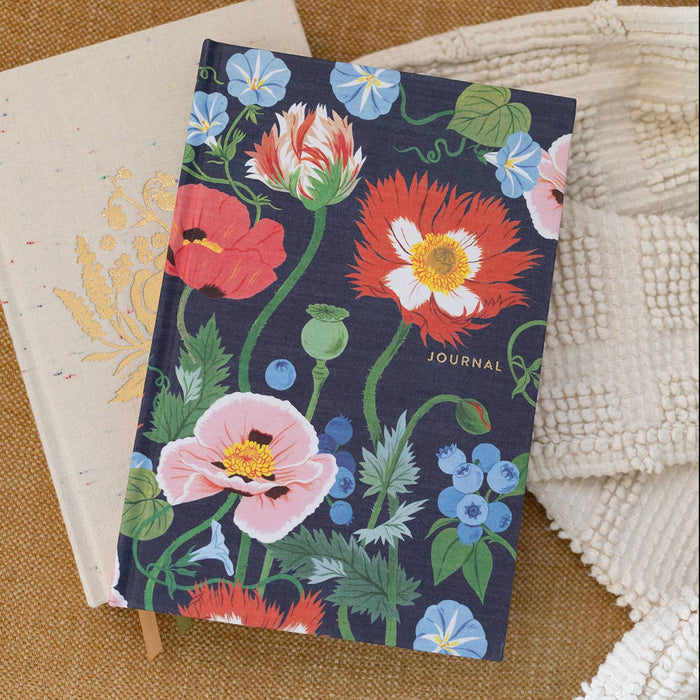 Poppy Garden Lined Bound Journal