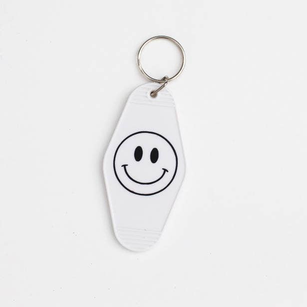 Smiley Face Keychain