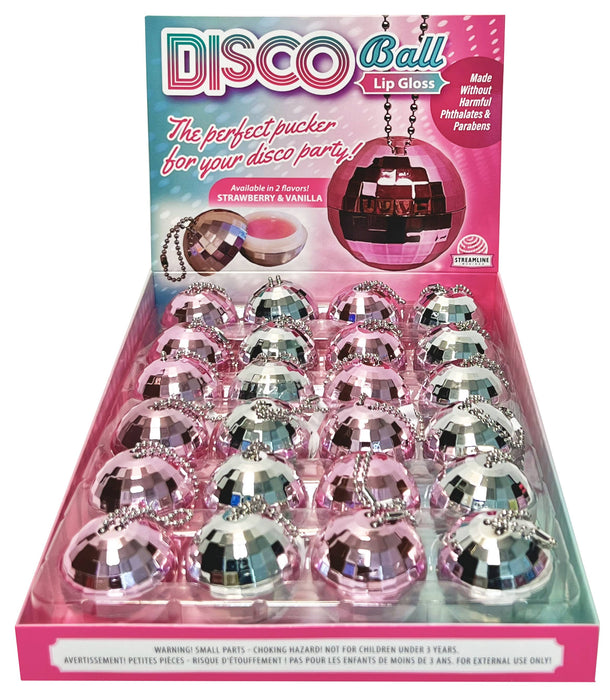 Disco Ball Lip Gloss Keyring