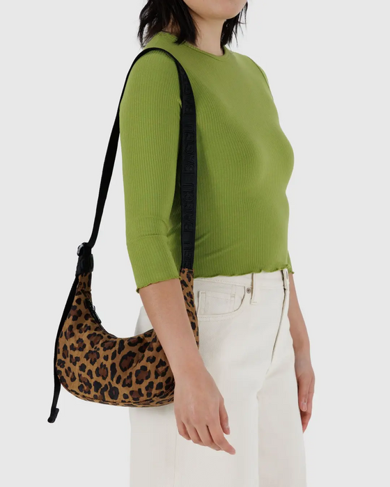 Small Crescent Bag - Leopard