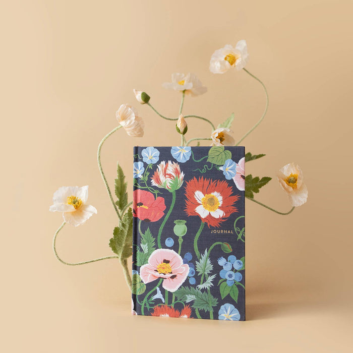 Poppy Garden Lined Bound Journal