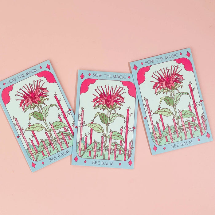 Bee Balm Tarot Garden + Gift Seed Packet