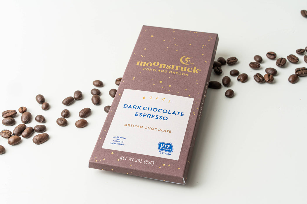 Buzzy Dark Espresso Chocolate Bar