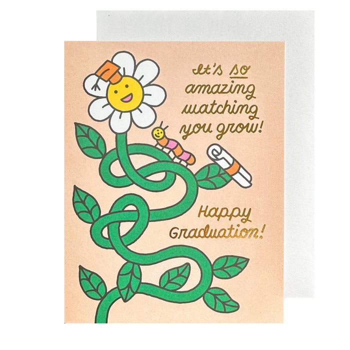 Watching You Grow Graduation Card