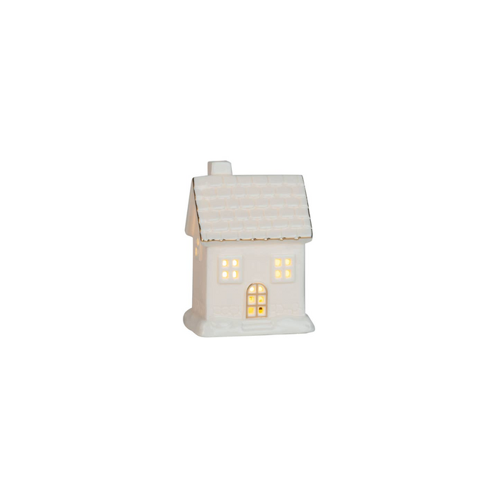 LED Light Up Ceramic House Table Piece