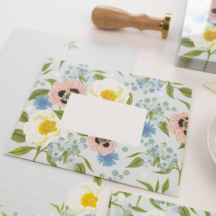 Lush Flora / Letter Writing Set