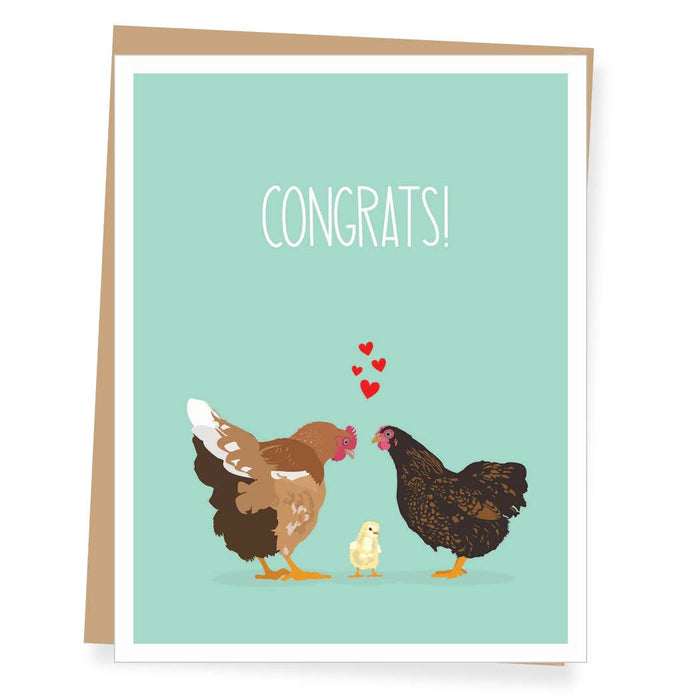 Chickadee New Baby Card