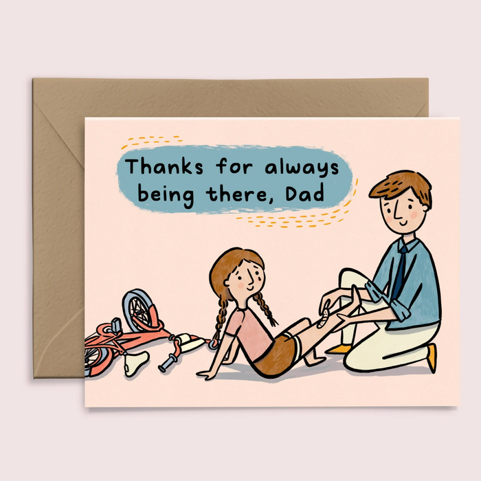 Thanks Always Dad Card