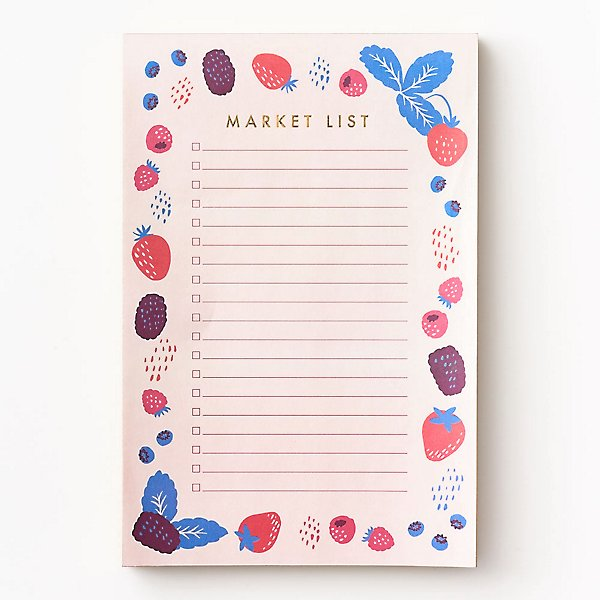 Berry Market Notepad