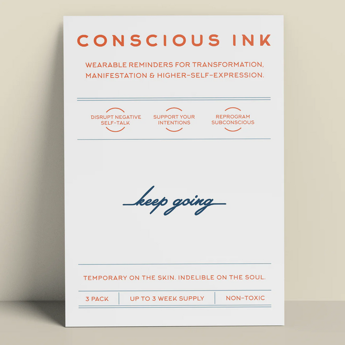 Mindfulness and Mental Health Temporary Tattoos