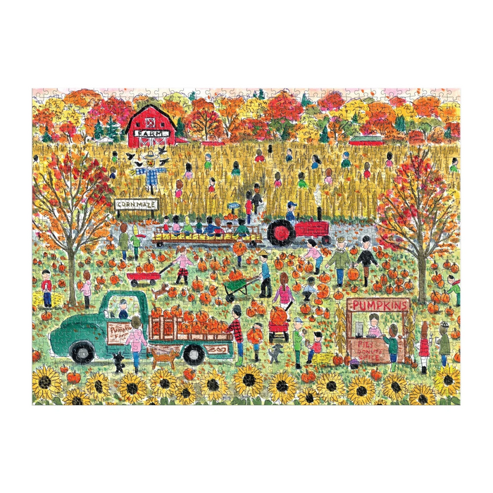 Michael Storrings Pumpkin Patch 1000 Piece Puzzle