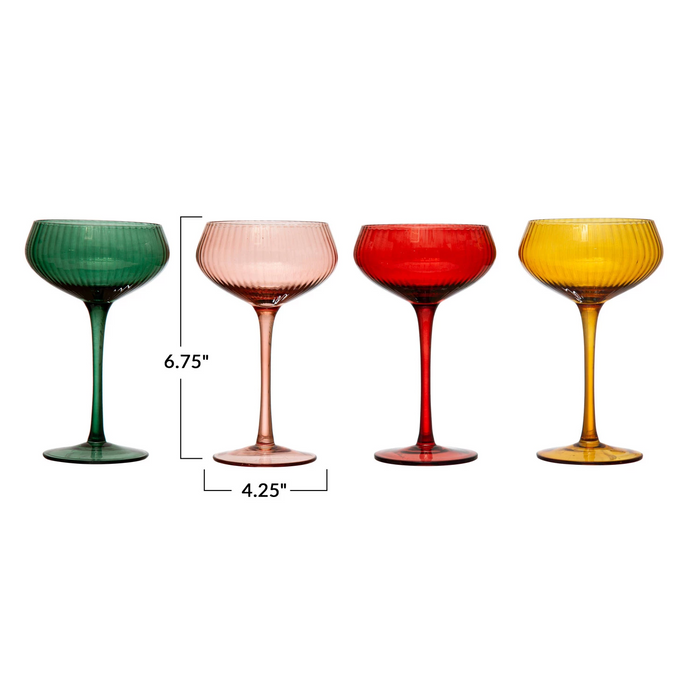 8 oz Long Stemmed Round Coupe Glass