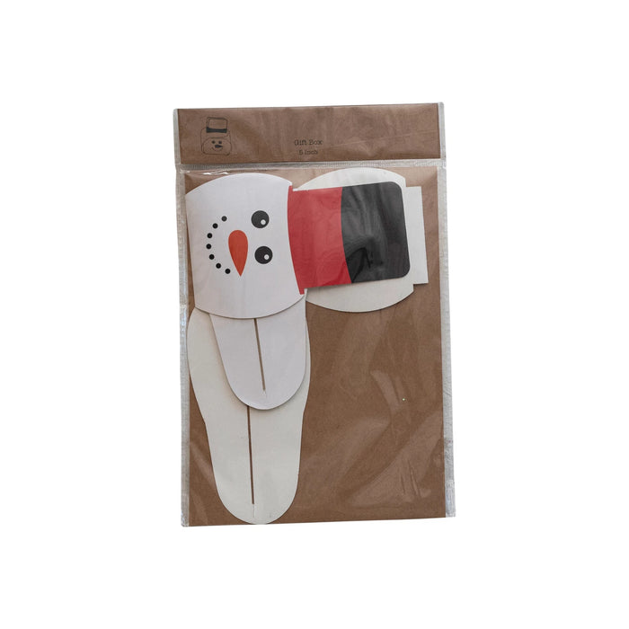 Snowman Folding Gift Box