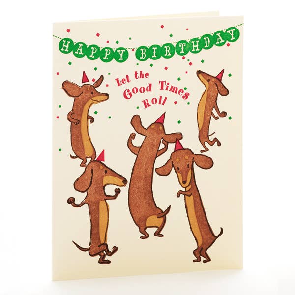 Dogs Party Birthday Notecard