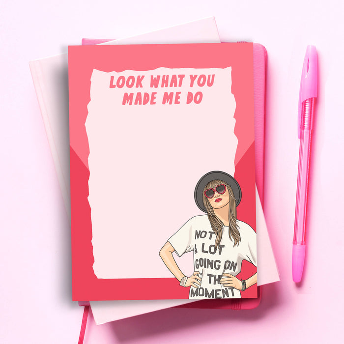 Taylor Swift Funny Notepad