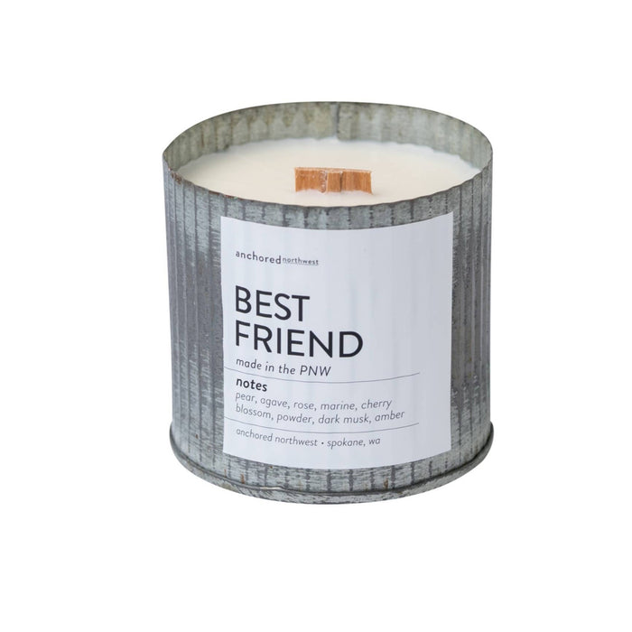 Best Friend Wood Wick Rustic Farmhouse Soy Candle