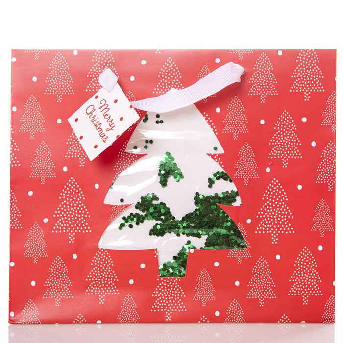 Christmas Tree Shaker Gift Bag