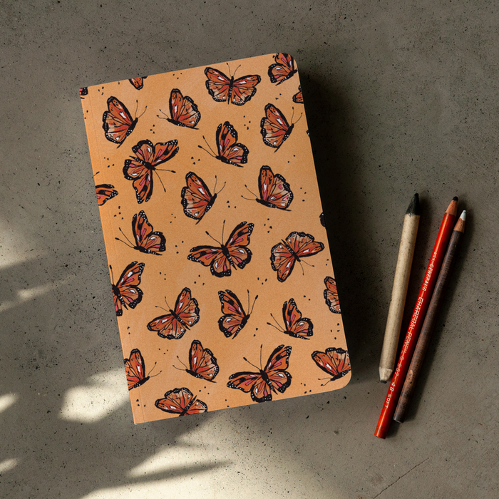 Flying Monarch Layflat Notebook