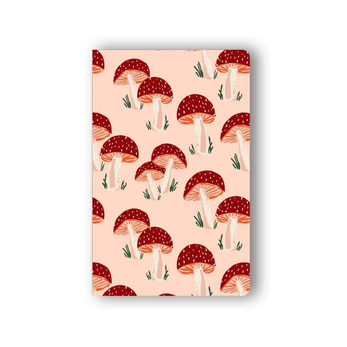 Peach Mushrooms classic layflat notebook