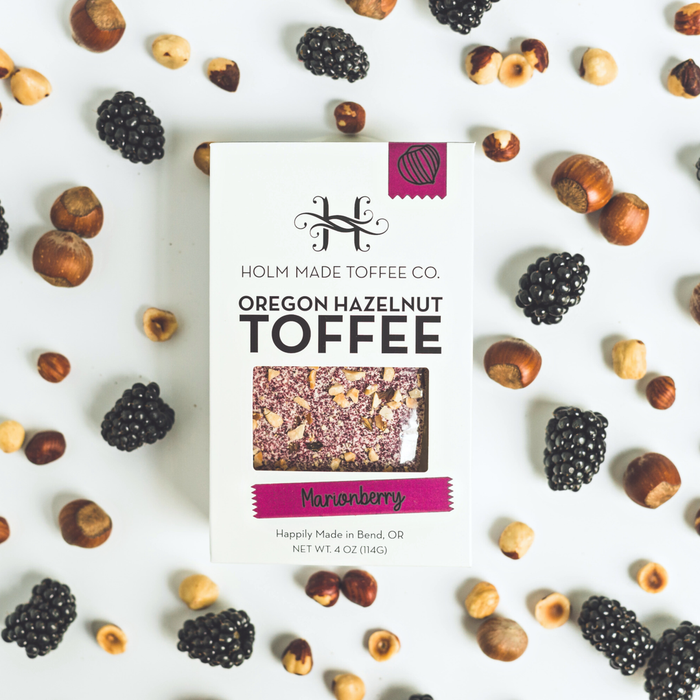 Oregon Hazelnut Toffee- Marionberry