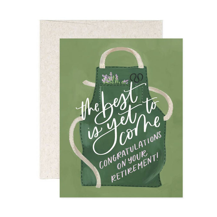 Retirement Apron Card