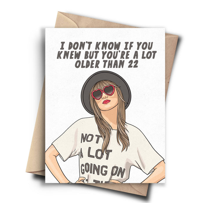 Taylor Swift Funny Birthday Card